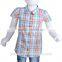 James 50s Big Check Colorful Regular Soft Woven Fabric for Children's Shiring