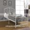 modern style metal single bed frame simple design metal decker bed
