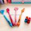 Hot selling new fahion soft cute design rubber flexible gesture finger ballpoint pen for kids