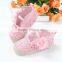 New design four colors flower soft touch baby shoes factory direct sale