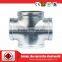 Stainless Steel Cross Pipe Fittings With JIS/DIN/ANSI Standard