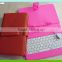 For wholesaler orange color bluetooth english arabic keyboard cover for tablet