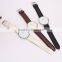 promotional gift genuine leather band thin plate classic quartz watch for business men
