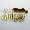 10pcs Multi-purpose Oval Makeup Brush Set Cosmetic Make up Brushes