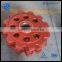 Wear resistance forged wheel for bucket elevator