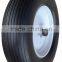 16 inch FLAT FREE PU wheel with metal rim for wheelbarrows