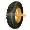 4.00-8 Wheelbarrow tire tube with steel rim and axle
