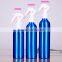2017 Wholesale 30ml-500ml blue aluminum perfume bottle trigger spray aluminum bottle for cosmetic packaging