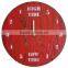 Wooden Vintage Painting Wall Clock