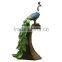 Polyresin Blue Peacock Home Decorations Gifts