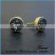 Factory Price 18k Gold Plated black druzy earrings Drusy Stud Earrings