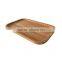 Customized and high quality bamboo fast food serving trays