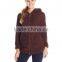 Women European Style Coats 100% Polyester Texture Fleece Long Sleeve Tops Snow Zipper Hooded Winter Jacket For Women