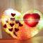 Colorful fashion heart led light pillow