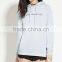 2016 Long sleeves two side zippers plain hoodies women custom print hoodies for adults