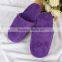 wholesale cheap hotel plastic dot cloth sole slipper