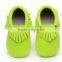 Wholesale soft sole baby moccasin leather shoes