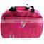 Smart Red Polyester Sports Travel Gym Bag