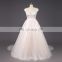 Pink A-line Lace Strapless long tail ball gown wedding dress online