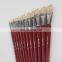 Pure Bristle Paint Brushes With Long Wood Handle