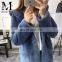 Wholesale New Style Cheap Beautiful Sheep Fur Made Winter Coat Girls