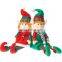 Christmas decoration 2018 New Cheap Custom Cute Stuffed Soft Plush Couple Elf Doll Toy