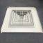 Hvac Ventilation Systems Fresh Air Ceiling 4 Way Square Diffuser