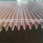 lowes metal roofing cost and ridge cap coated corrugated sheet color roof with price for wholesales