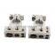2x 4/8 AWG Car Battery Terminal HEAVY DUTY Clamp Positive & Negative Connectors