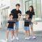Family Parent child custom logo solid plain color cotton polyester short sleeve Kids polo t shirt