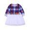 Mother Daughter Dresses Matching Outfits Moms And Girls Clothes Long Sleeve Plaid Family Dress (this link for kids+mom)