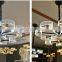 contemporary led luxury flower ceiling lamp with remote control from Zhongshan