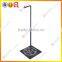 L shape hook chrome finished bag display rack