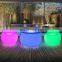 Plastic portable bar furniture illuminated led bar counter