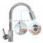 deck mounted automatic faucet with infrared sensor for kitchen sink