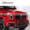 2020 2021 G class w464 G63 body kit for w464 G63 to TOP style with front lip diffuser carbon bonnet and carbon finber auto parts