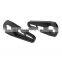 Black Aluminum Fuel Tank Mount Tube Clamps Racecar Parts