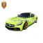 Bens AMG GTs Upgrade To WD Style Fiber Glass Side Skirts Wing Spoiler Rear Front Bumper Body Kits