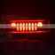 Three Brake Pad Lamp Shade Decals Matte Black Grille