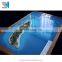 Beach home building scale model , villa master architectural model making