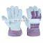 Hot Selling Cowhide Split Leather Working Industrial Safety Double Palm Work Gloves