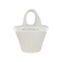 custom creative unique italian white luxury bag handbag shaped porcelain ceramic flower vase for home decor wedding