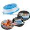Premium Splatter Guard Food Plate PP Plastic Lid Collapsible Microwave Cover