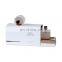 Hot gold foil labels perfume box branded perfume fragrance oil bottle atomizer packaging box with paper envelop