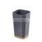 Fancy bamboo plastic household 5 pieces bathroom sets decorative