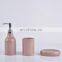 Modern bathroom set 4 pieces lotion dispenser soap ceramic bath set bathroom accessory