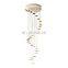 Modern Minimalist Aisle Restaurant Pendant Lights Household Rotating Luxury Long Staircase Chandeliers