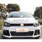 Front bumper assembly body kit for VW POLO 2012-17 upgrade POLO R