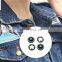 Custom Engraved Logo Rivets Snap Buttons For Clothing