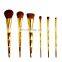 Silver makeup brush makeup kits